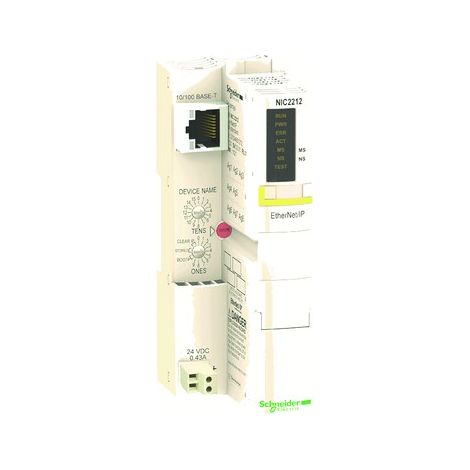 Schneider STBNIC2212 Advantys STB - standard network interface module - Ethernet/IP - 10 to 100 Mbit/s PV: 20 - SV: 04.00