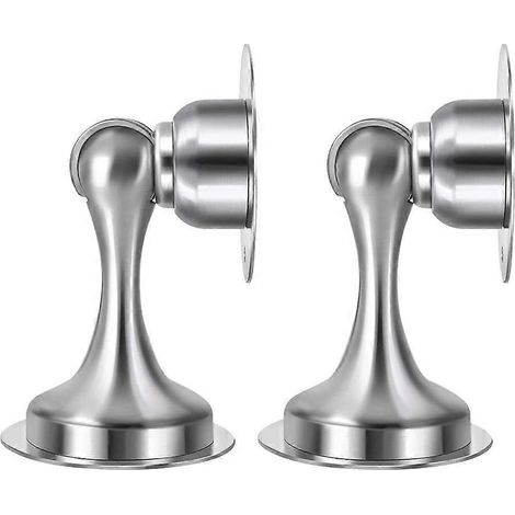 Magnetischer Türstopper (2er-Set) aus Edelstahl, kein Bohren erforderlich, mit Klebstoff, für Zuhause oder Büro. (1/5)