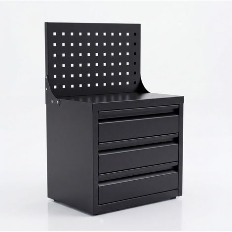 Organizer mit Lochtafel und Schubladen, 660x400x300 mm