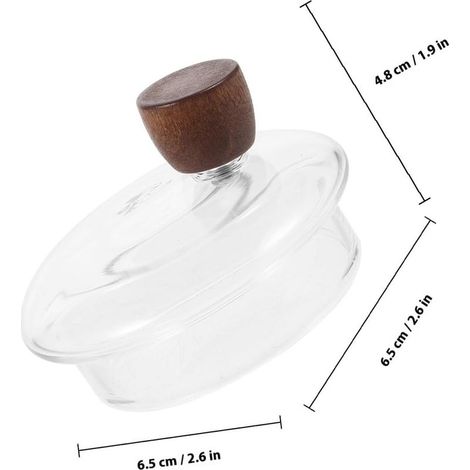 Ersatzglasdeckel für Teekanne und Wasserkocher (1/4)