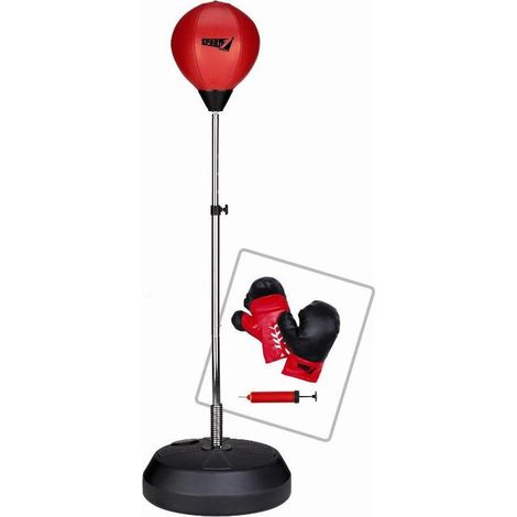 Mandelli Punching Ball Pro Con Guantoni E Pompa Altezza 120 145 Cm (1/2)