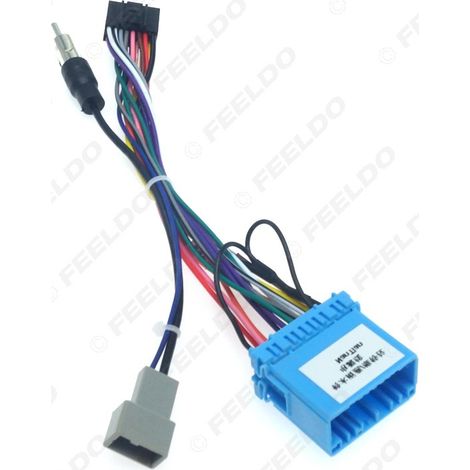 Compatible avec le câble d'alimentation du système de navigation Android Suzuki Swift Vitara SX4 et l'adaptateur de câble haut-parleur PalmSense 16 broches.