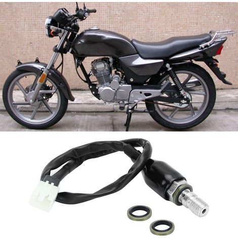 Flexible M10x1.25 Universal Oil Line Hydraulic Pump Brake Light Switch Hose for Motorcycle Rear Brake (01) (1/5)