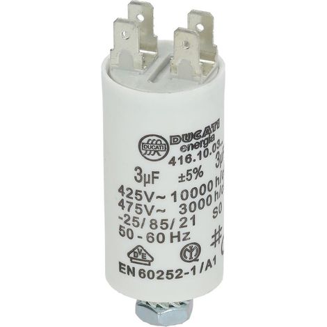 CONDENSATEUR DE DEMARRAGE 3 MF (DUCATI) POUR REFRIGERATEUR SCHOLTES - C00058962