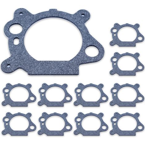 Pack of 10 carburetor gaskets 795629, compatible with Briggs & Stratton engines 272653 and 272653S.
