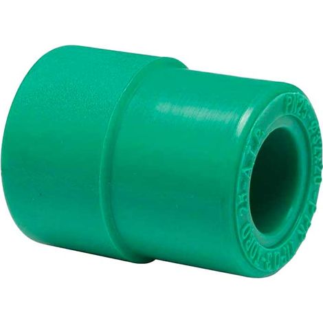 MANICOTTO DIRITTO RIDOTTO MASCHIO/FEMMINA IN PPR VERDE PN25 Ø50 M x 40 F