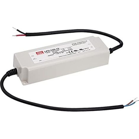 Meanwell Alimentatore STRIP LED Trasformatore 151W 24V 6,3A LPV-150-24