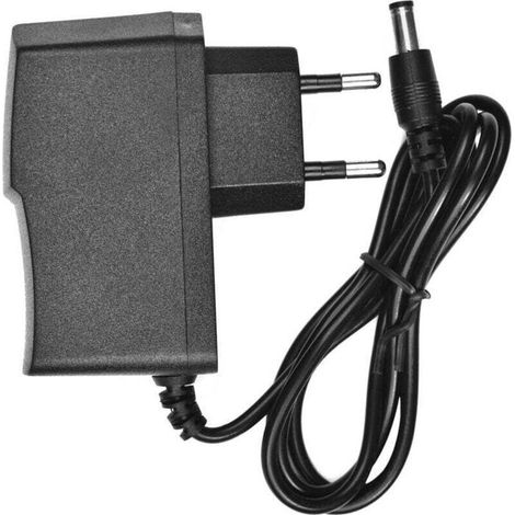 Adattatore di alimentazione CA - 8,4 V 1 A - Nero - Per dispositivi elettronici - Dimensioni: 7,5 x 4,5 x 3 cm