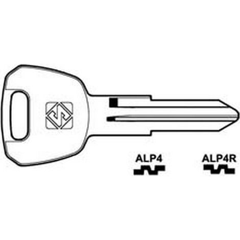 10PZ CHIAVI PER CILINDRI ALPHA 5 SPINE PICCOLE - ALP4R SX