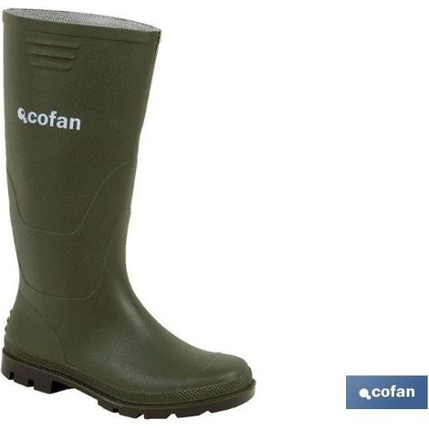 Bota Alta De Agua Pvc Verde Talla 48 (1/5)