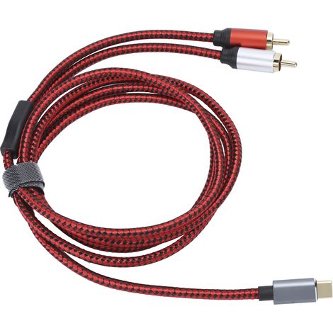 USB-C-auf-Cinch-Audiokabel für Handy, Tablet, PC (1,5 m) (1/5)