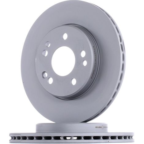 Lot de 2 Disques de frein ATE 24.0122-0123.1 MERCEDES-BENZ 124 421 16 12 (1/3)
