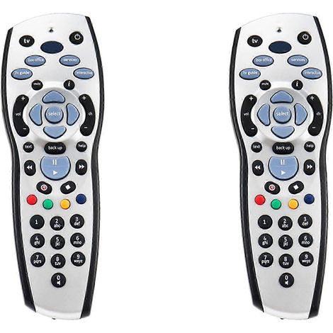 Lot de 2 télécommandes de remplacement Sky+HD Rev 9F pour tous les décodeurs Sky HD JG (1/5)