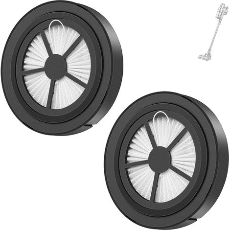 Filtre aspirateur 2 pièces compatible avec proscenic P10, P11, P10 pro, P11 SMART, ultenic u11 aspirateur portatif sans fil filtre de remplacement accessoires (1/5)