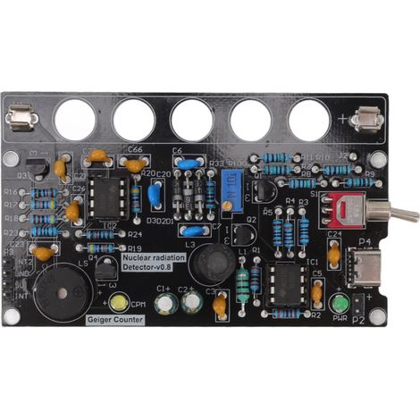Geigerzähler-Bausatz V0.8: Selbstmontage-Röhrchen für Kernstrahlungsdetektor (Zubehör 380 V–550 V). (1/5)
