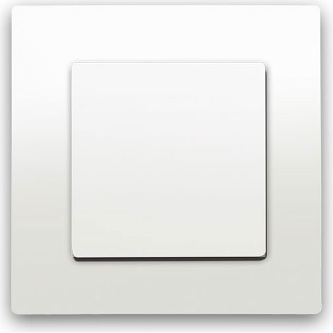 SIEMENS Va & Vient à Voyant BLANC Delta Viva + Plaque BLANC