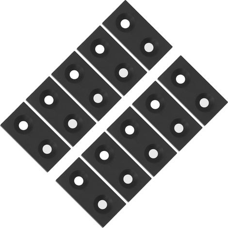 Embouts de profilés en aluminium 3060 à double trou pour machines (1/5)