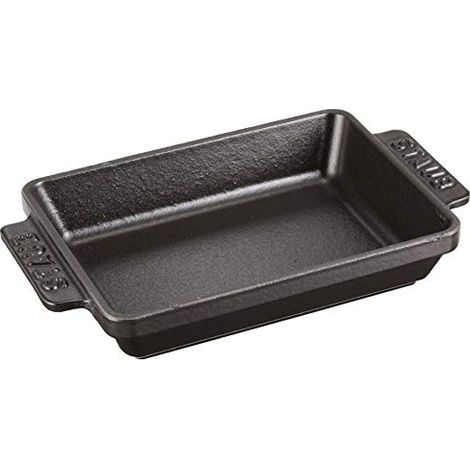 Staub Fontana rettangolare, Ghisa, Nero, 15 x 11 cm (1/4)