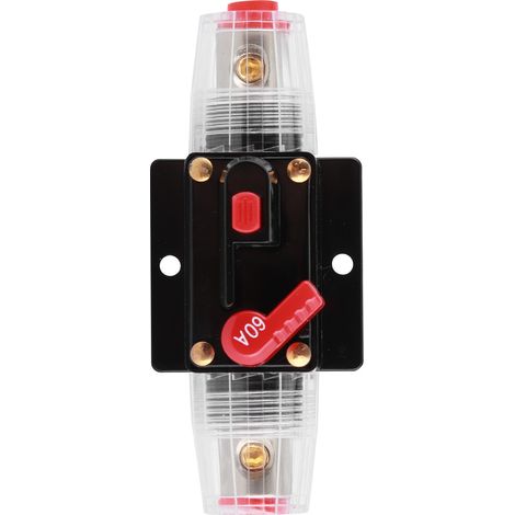 Automatischer Rückstell-Sicherungshalterschalter für Verstärker, Auto-LKW-Audio-Modifikation, 12 V, 60 A (1/5)