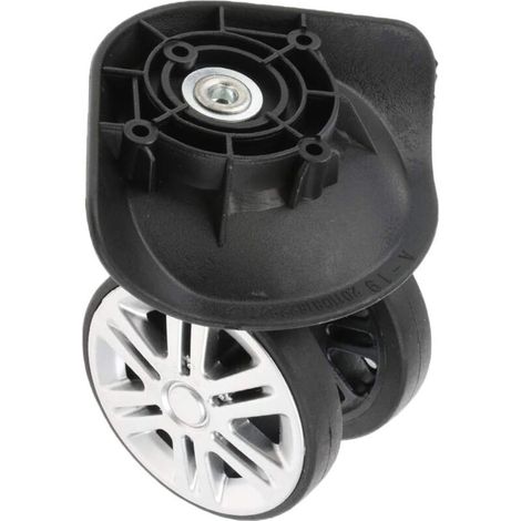 Pair Mute Suitcase Wheels Universal Spare Part Replacement Caster - 44 × 90mm (1/5)