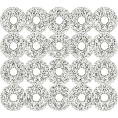 Serpillière - Pour Aspirateurs Robots Debot X2 X2 Pro X2 Omni - Lot De 20 Pièces (1/5)