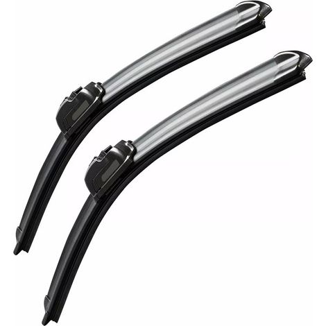 SPAZZOLE TERGICRISTALLO ANTERIORI COMPATIBILI CON ALFA 147 (937) DAL 2000  KIT 2 PEZZI (X0) 550+400 MM  WIPER BLADES PARABREZZA  OEM REPLACEMENT