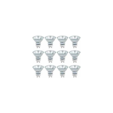 GU10 Ampoules Halogènes, Culot GU10,50W, 400lm, Blanc Chaud 2800K, 38° Faisceaux,Dimmable, Ampoules LED Spot avce Finition Verre (1/4)