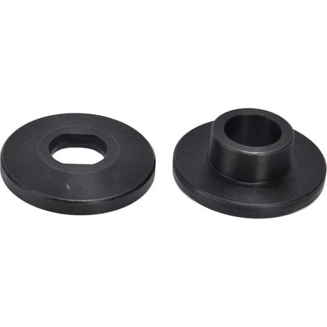 Paar Druckplatten für Sägeblätter, schwarzes Aluminium-Elektrowerkzeugzubehör, kompatibel mit Sägemaschinen. (1/5)