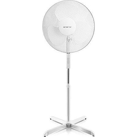Ventilatore da terra Emerio bianco 45 W oscillante