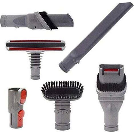Accessoires pour aspirateur sans sac – Adaptateur brosse rigide V8/V10, lot de 6 pièces en plastique résistant (1/4)