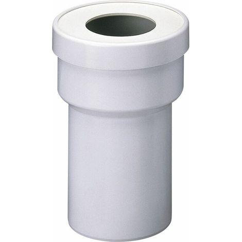 – Manchon d'évacuation WC Ø120 – Ø100 en PVC – Raccord femelle-mâle pour installation facile – Joint EPDM inclus (1/2)