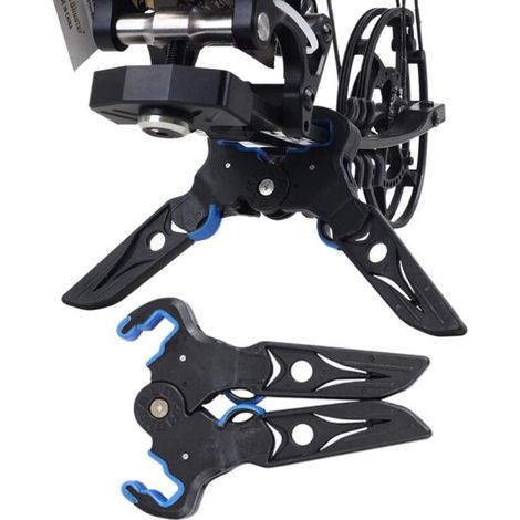 Support de stabilisation pour arc pliable, support en caoutchouc pour membres d'arc, support portable pour arc de chasse, équipement de tir à l'arc extérieur. (1/5)