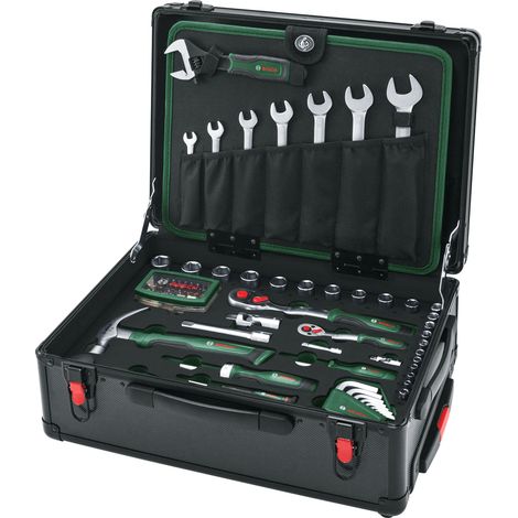 Bosch Hand Tools Rolling Tool Case Set 119-Piece 1600A02ZB4