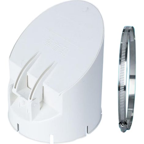 Bouchon De Drainage PVC - 1 Pièce - Fermeture Automatique - Anti-Retour Et Insectes - Pour Balcon Jardin Salle De Bain - 50mm À 160mm (1/5)