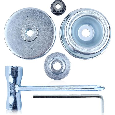 FS120 Ensemble pince/écrous inversés, pour Stihl FS55 FS55R FS56 FS56RC FS70R FS80 FS85 FS90 FS90R FS94 FS100RX FS110 FS120 FS130 FS130R (1/5)