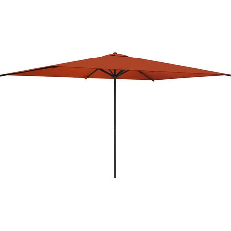 Garden Parasol 200 x 300 cm Polyester Rectangular Terracotta vidaXL (1/5)