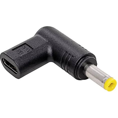 Adattatore USB-C / 4,8x1,7 mm per laptop HP Asus AK-ND-C03 con Power Delivery 100W