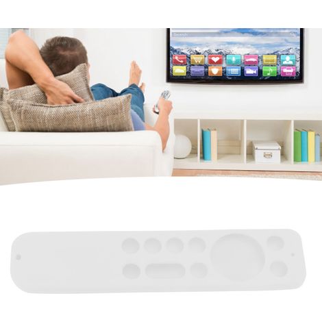Schutzhülle aus Silikon für die Fernbedienung des OnePlus TV Y1S Edge, weich und stoßfest, weiß (1/5)