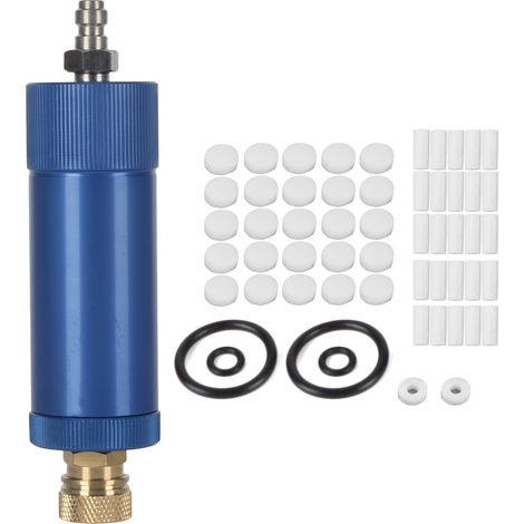 Filtre pour compresseur d'air, piège à eau et à humidité, séparateur huile/eau, régulateur avec filetage femelle et mâle (1/5)