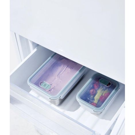 Contenitore per alimenti rotho acciaio inox 1,5 litri ermetico (1/2)