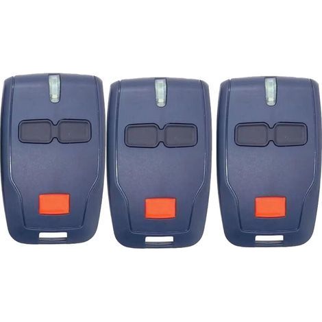 3 pcs Télécommande de porte de garage 433 MHz pour BFT Mitto 2 B RCB Rolling BFT Mitto 2 Kleio Ghibli TRC 2 (1/4)