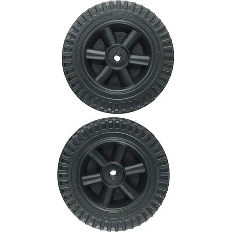 Set mit 2 Ersatzrädern für Gasgrills und andere Marken, 150 cm (schwarz)