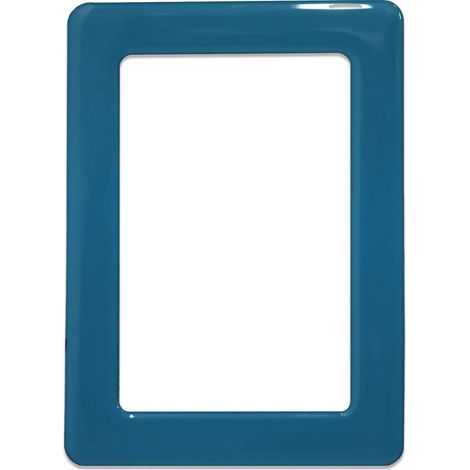 Magnetischer, selbstklebender Rahmen, Größe 13,0 x 8,1 cm – Türkis (1/5)