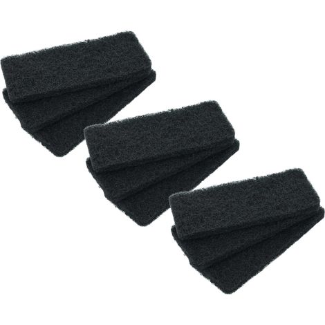 vhbw 9x Activated Carbon Filter compatible with Rotho 1779905092 Rubbish Bin, Compost Bin - 15.9 x 6.9 x 4 cm