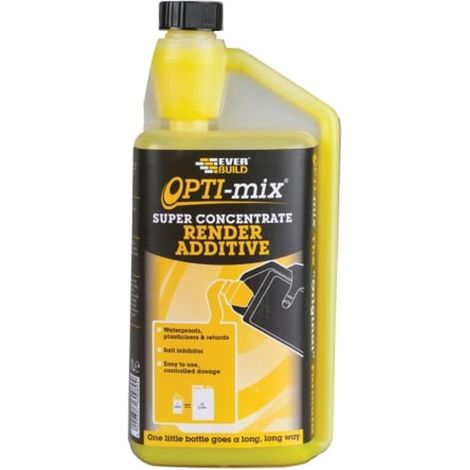 Everbuild Sika Opti-Mix 3-in-1 Render Additive 1 Litre