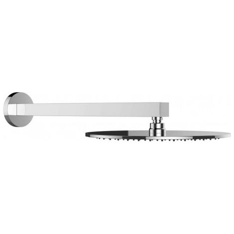 Ensemble de bras de douche KE Edition 90 59083, avec tête de douche / rosace ronde, chromé