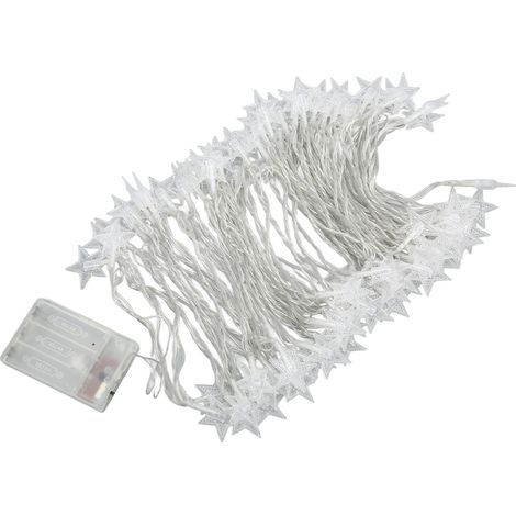 Guirlande LED Extérieure 10M Étanche à Piles, 2 Modes Éclairage pour Jardin (1/5)