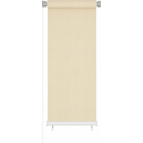 Maison Exclusive - Store roulant d'extérieur Crème 60x140 cm PEHD