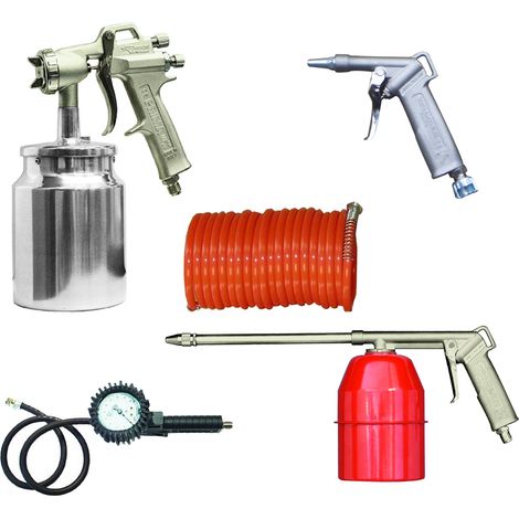 Kit de 5 accesorios de aire comprimido OUTIFRANCE