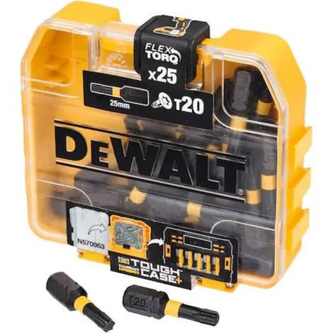 [NEUWERTIG] B-Ware Dewalt Bit Set Schraubendreher Set T20 25mm 25tlg Zubehör Werkzeug Flex Torq592